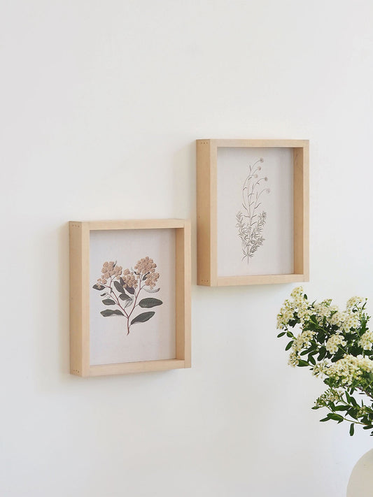 White Framed Print 8.5x7'