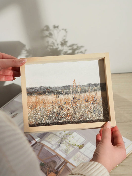 Wild flower Fields Framed Print 8.5'x7'