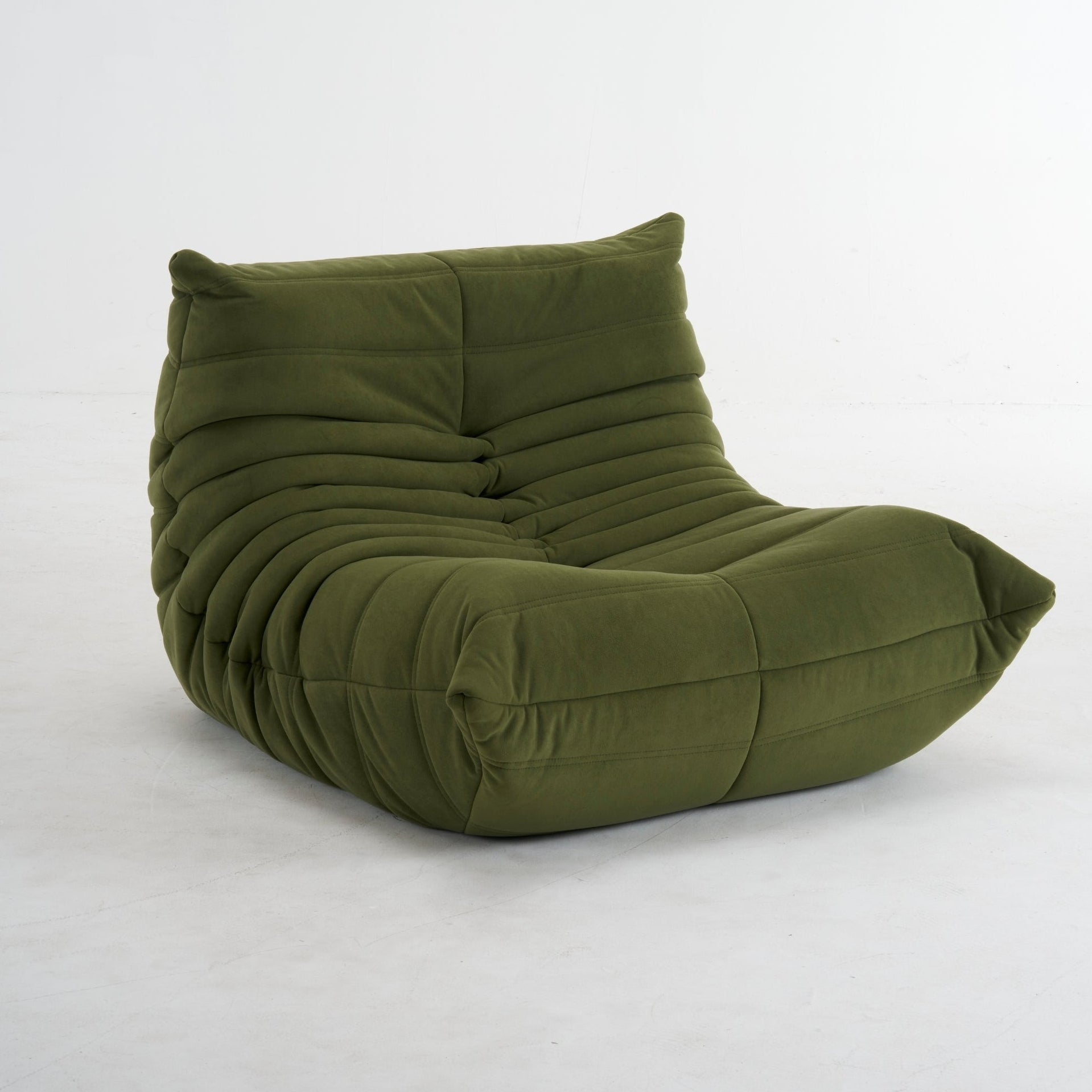 Modern Fireside Lounge Chair Suede