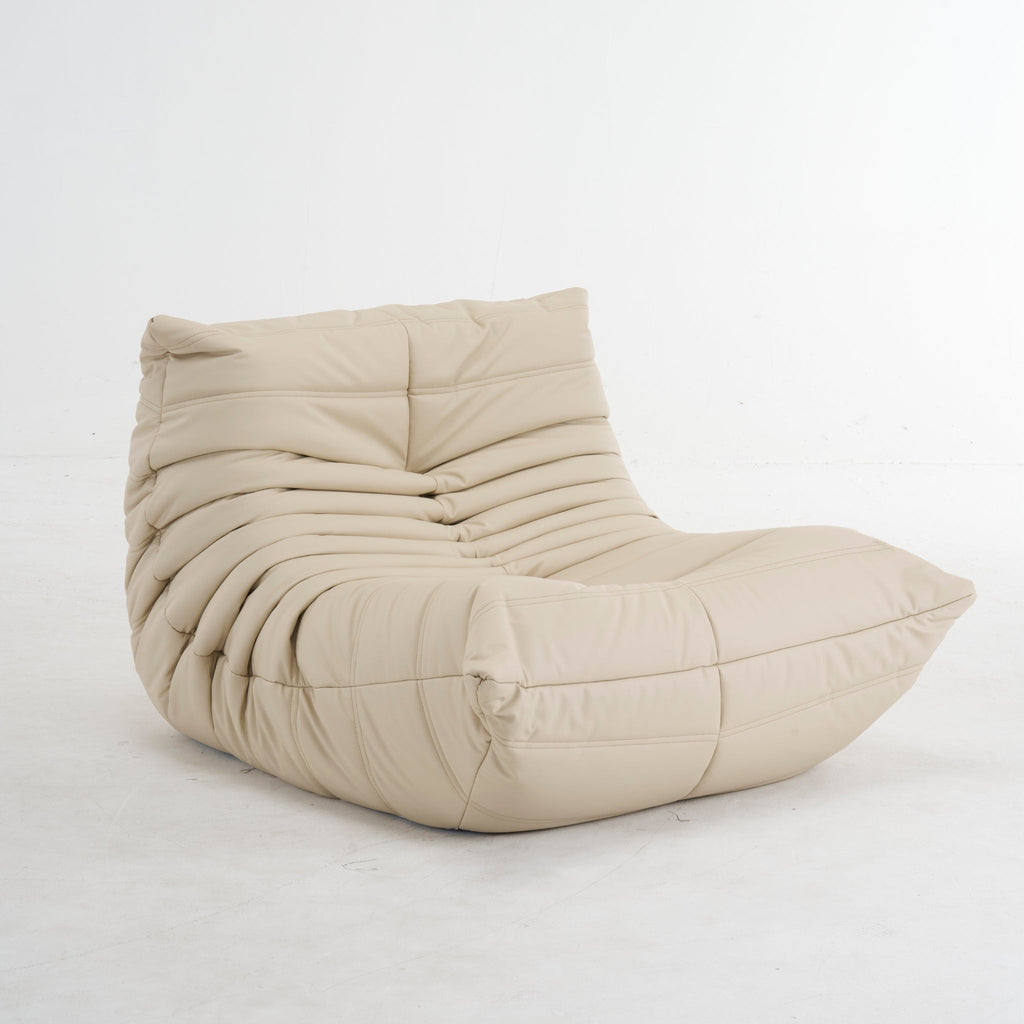 Modern Fireside Lounge Chair Leather