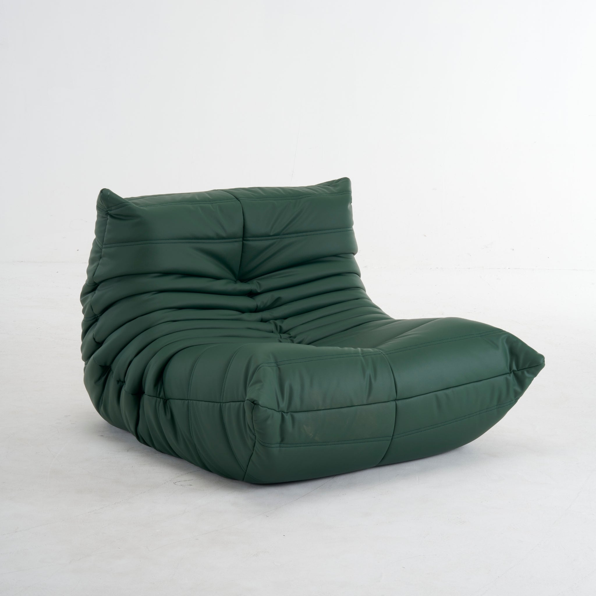 Modern Fireside Lounge Chair Leather