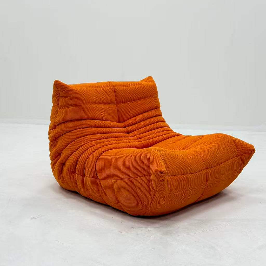 Modern Fireside Lounge Chair Corduroy