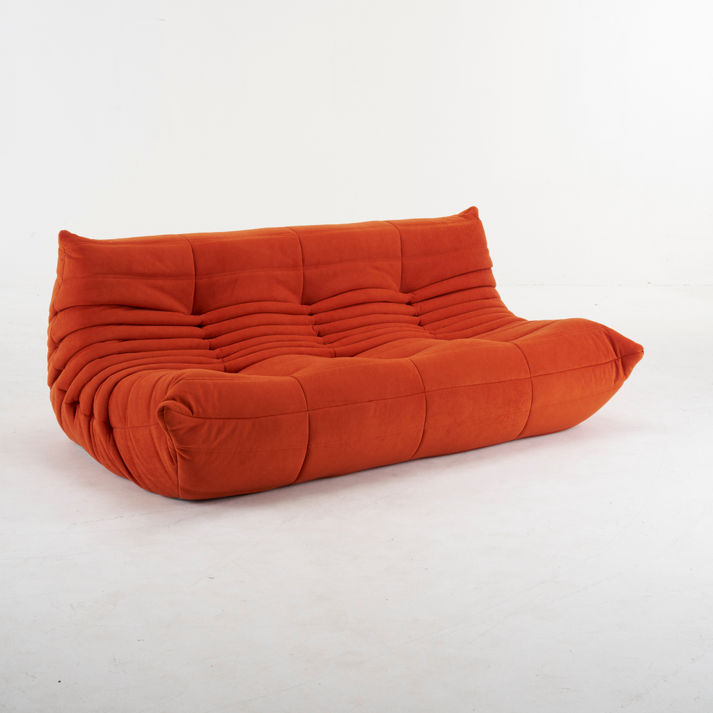 Fireside 3-Seat Sofa Suede