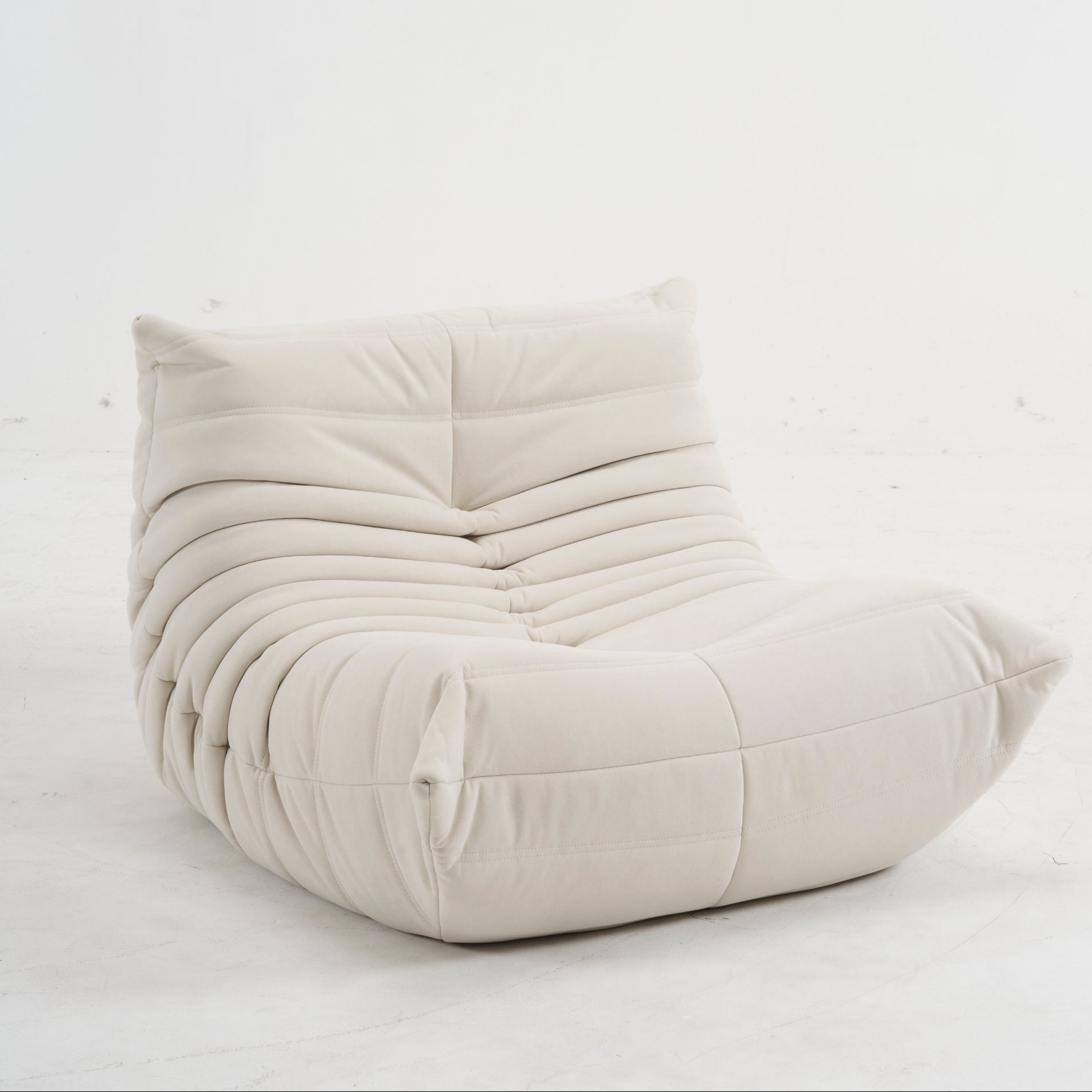 Modern Fireside Lounge Chair Suede