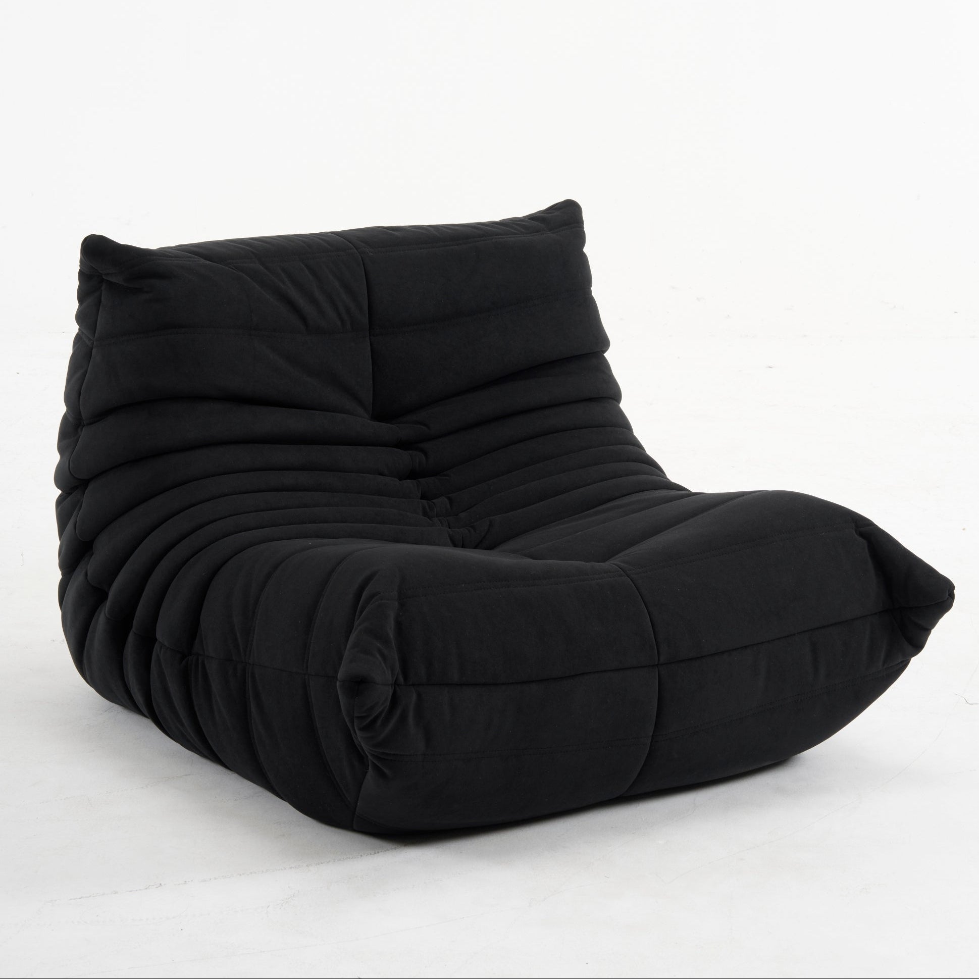 Modern Fireside Lounge Chair Suede