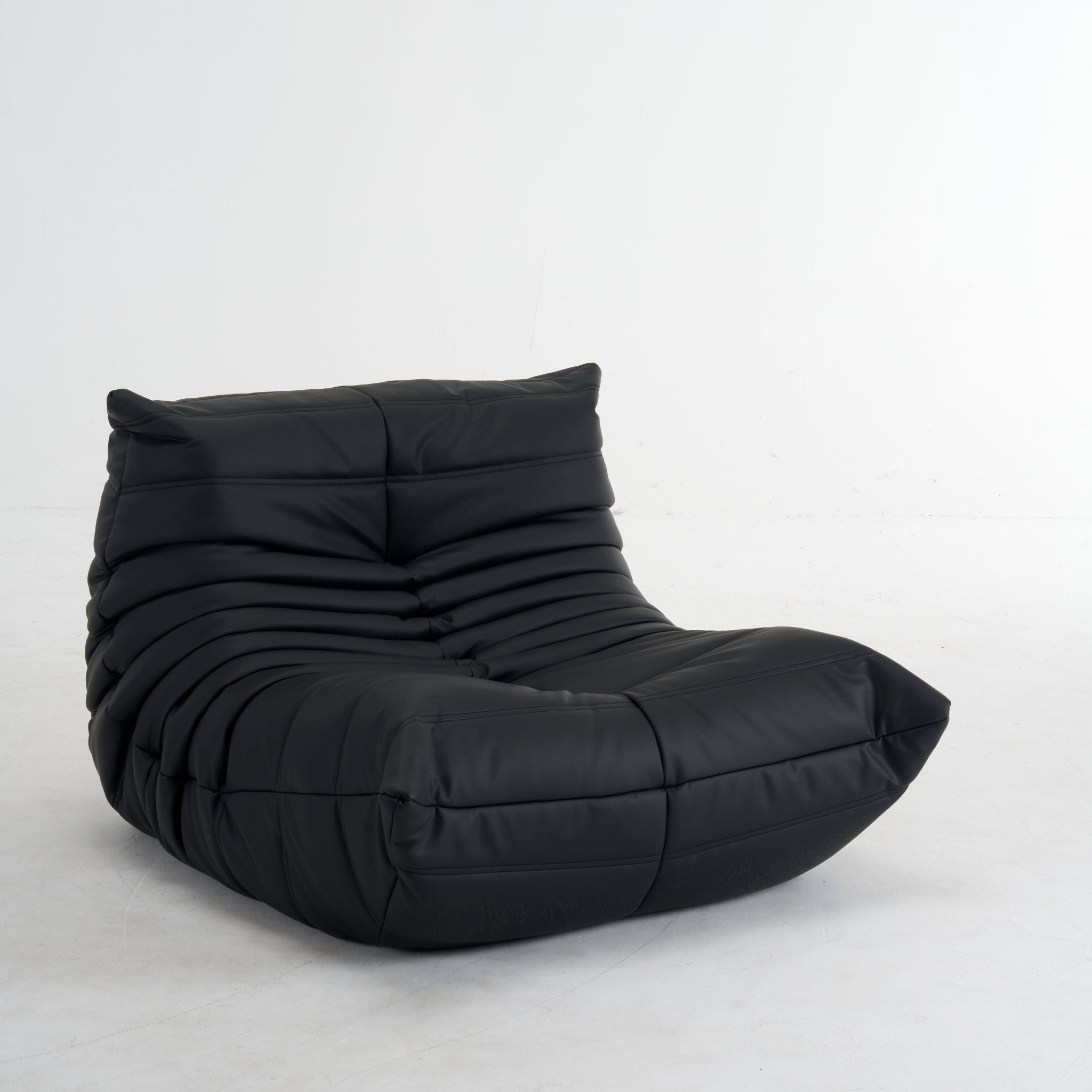 Modern Fireside Lounge Chair Leather