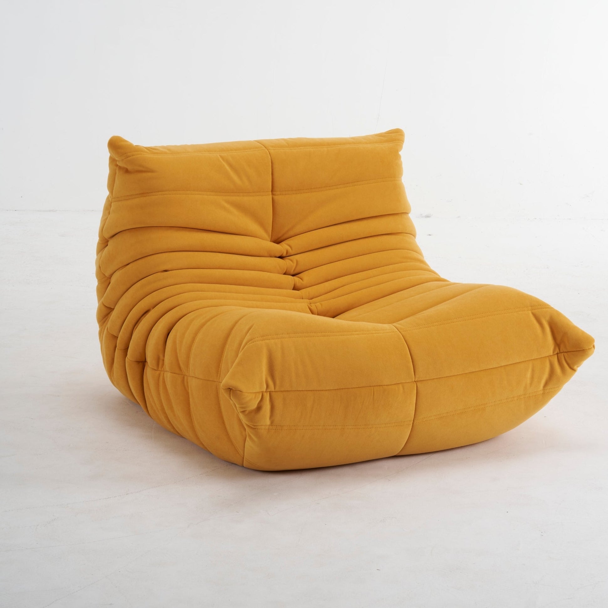 Modern Fireside Lounge Chair Suede