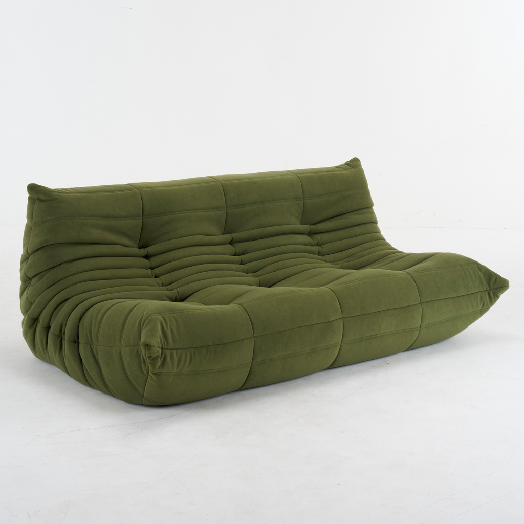 Fireside 3-Seat Sofa Suede