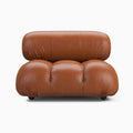 Bubble Modular Sofa Armless Section Leather – Curved Sectional Module