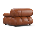 Bubble Modular Sofa Left Arm Section Leather – Curved Sectional Module