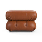Bubble Modular Sofa Left Arm Section Leather – Curved Sectional Module