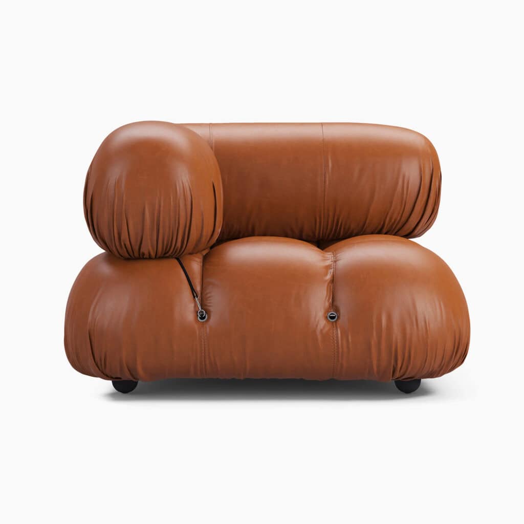Bubble Modular Sofa Corner Leather – Curved Sectional Module