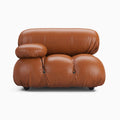 Bubble Modular Sofa Right Arm Section Leather – Curved Sectional Module