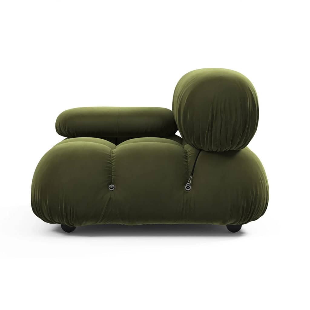 Bubble Modular Sofa Right Arm Section – Curved Sectional Module