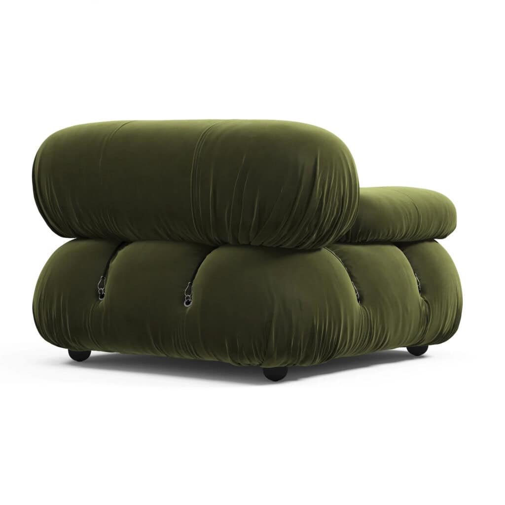 Bubble Modular Sofa Right Arm Section – Curved Sectional Module