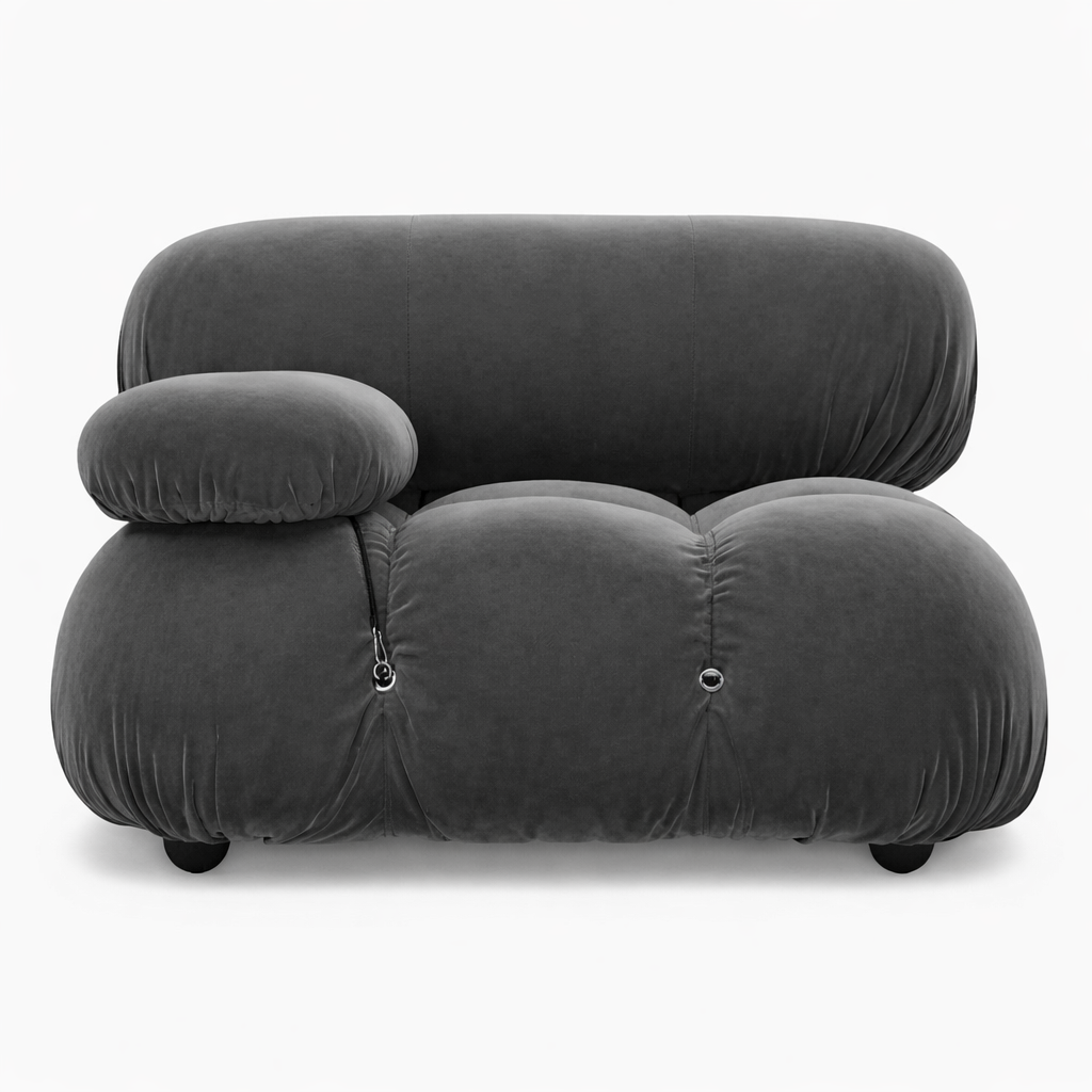 Bubble Modular Sofa Right Arm Section – Curved Sectional Module