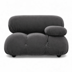 Bubble Modular Sofa Left Arm Section – Curved Sectional Module