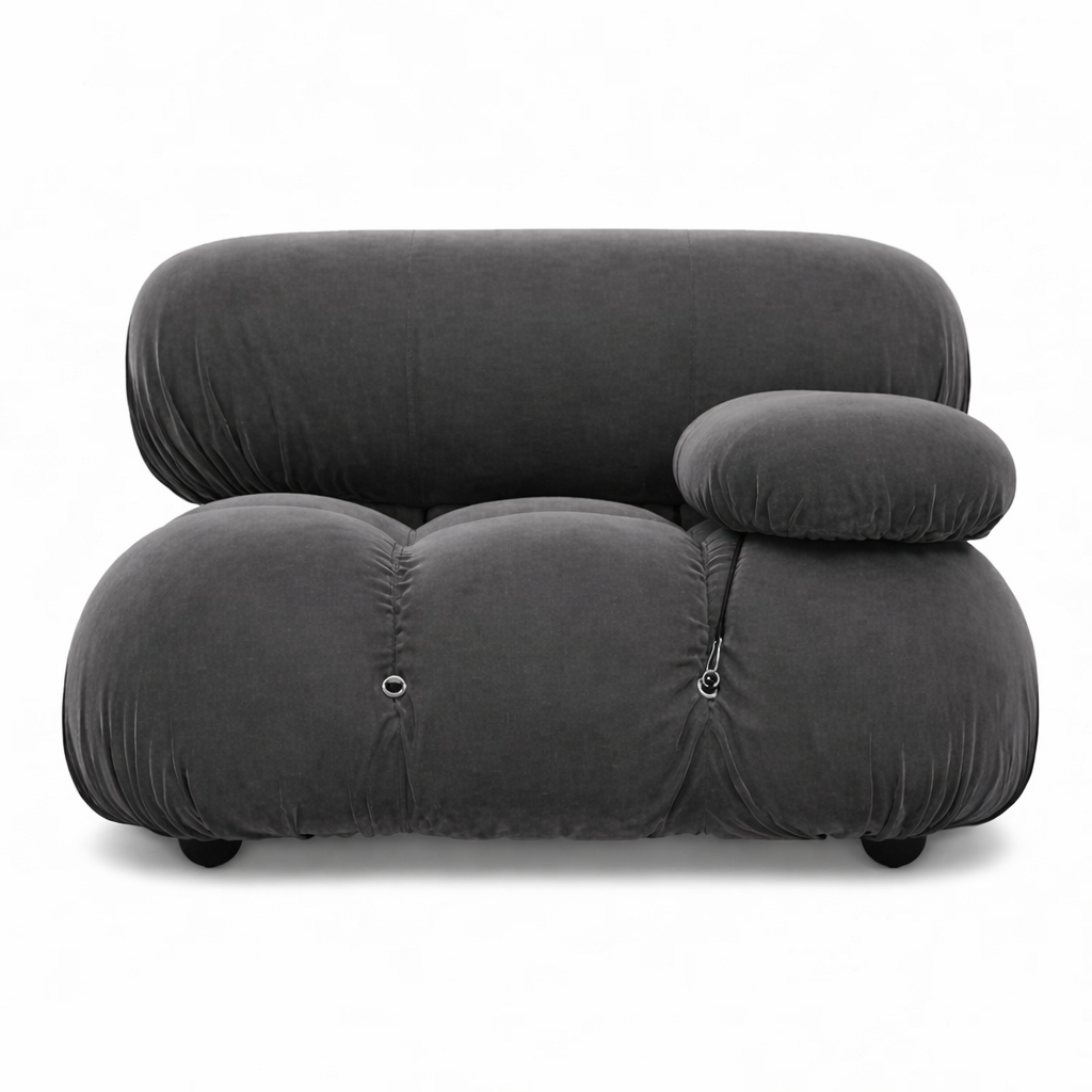 Bubble Modular Sofa Left Arm Section – Curved Sectional Module