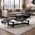 Modernist LC4 Style Chaise Lounge – Iconic Reclining Chair