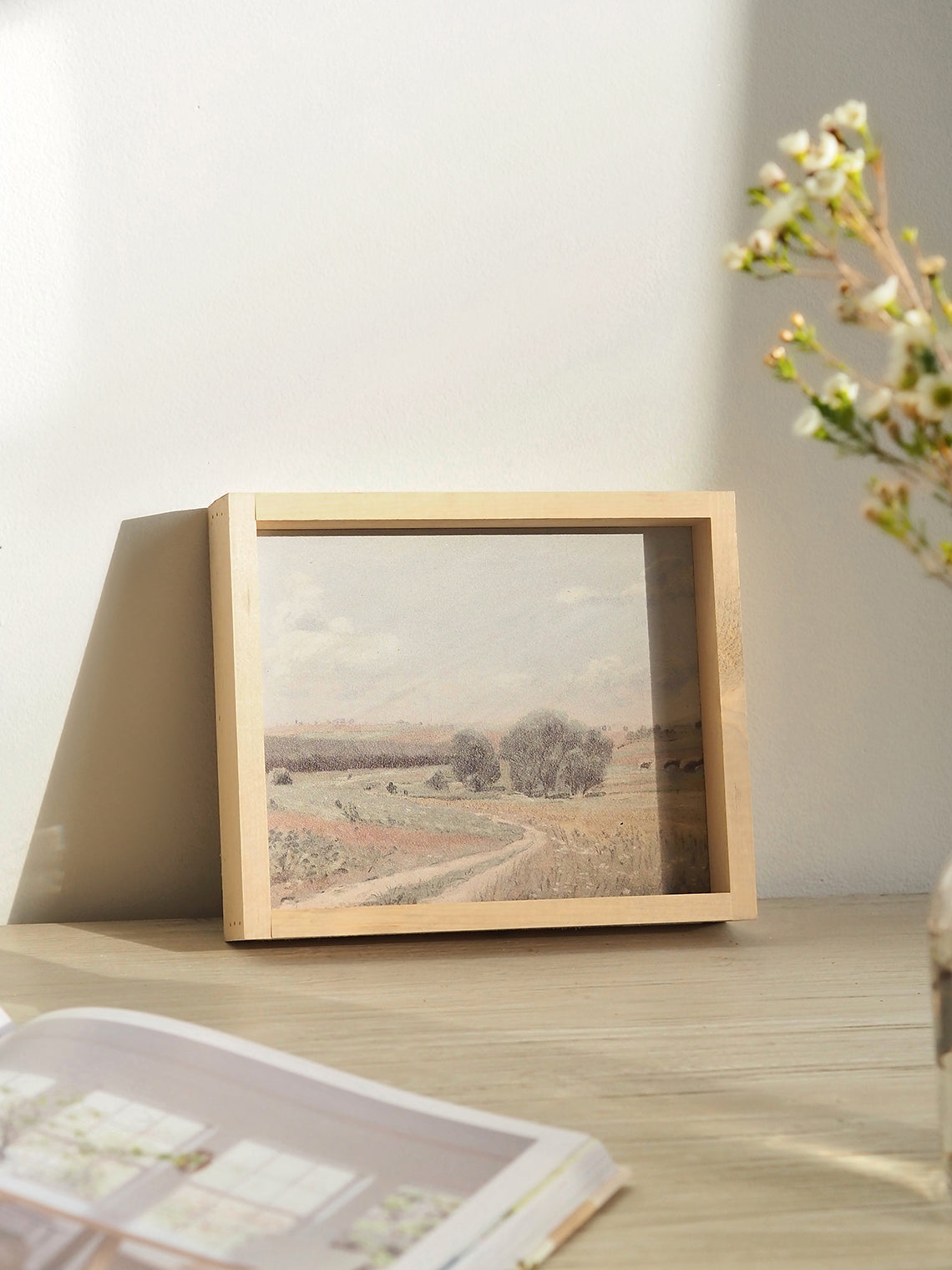 Country side Framed Print