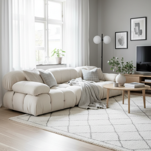 Bubble Modular Sectional Sofa – Curved Modern Couch
