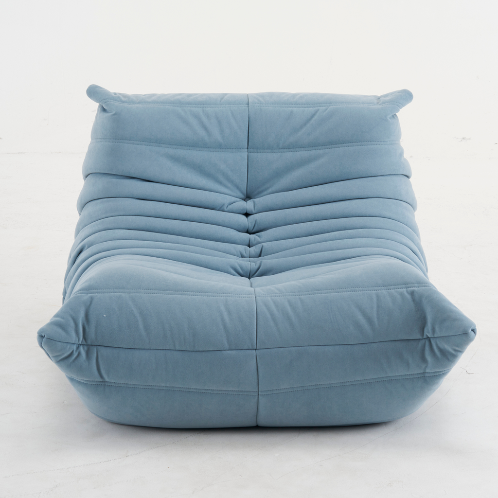 Modern Fireside Lounge Chair Suede