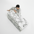 Plinth Marble Coffee Table