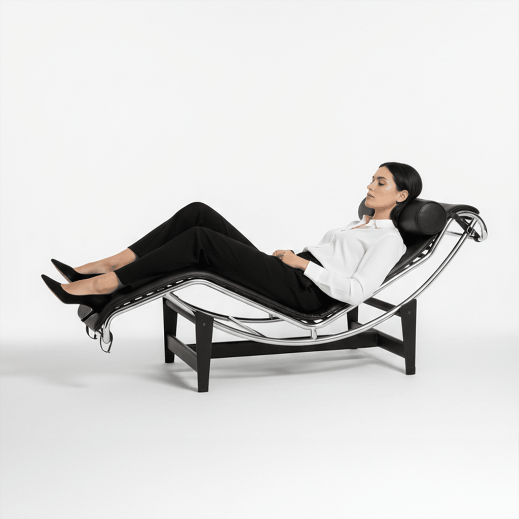Modernist LC4 Style Chaise Lounge – Iconic Reclining Chair