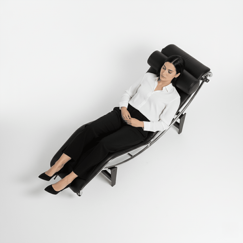 Modernist LC4 Style Chaise Lounge – Iconic Reclining Chair