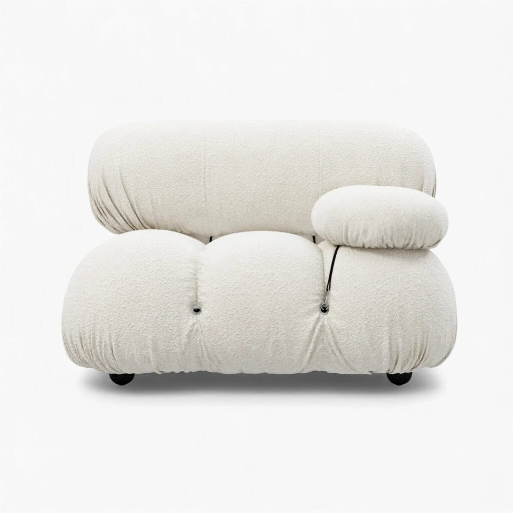 Bubble Modular Sofa Left Arm Section – Curved Sectional Module
