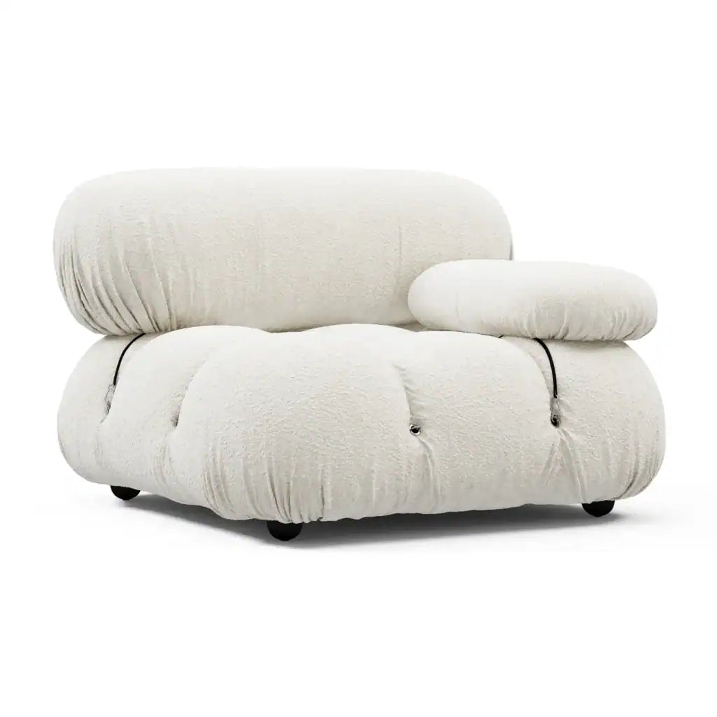 Bubble Modular Sofa Right Arm Section – Curved Sectional Module