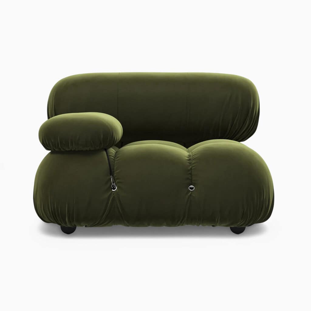 Bubble Modular Sofa Right Arm Section – Curved Sectional Module