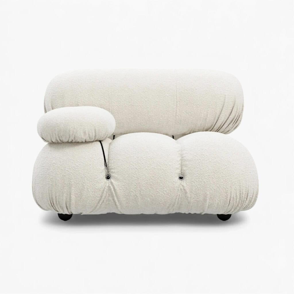 Bubble Modular Sofa Right Arm Section – Curved Sectional Module