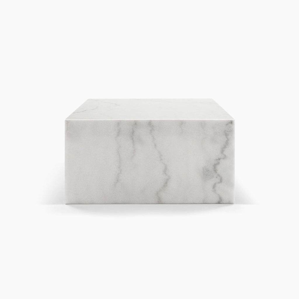 Plinth Marble Coffee Table