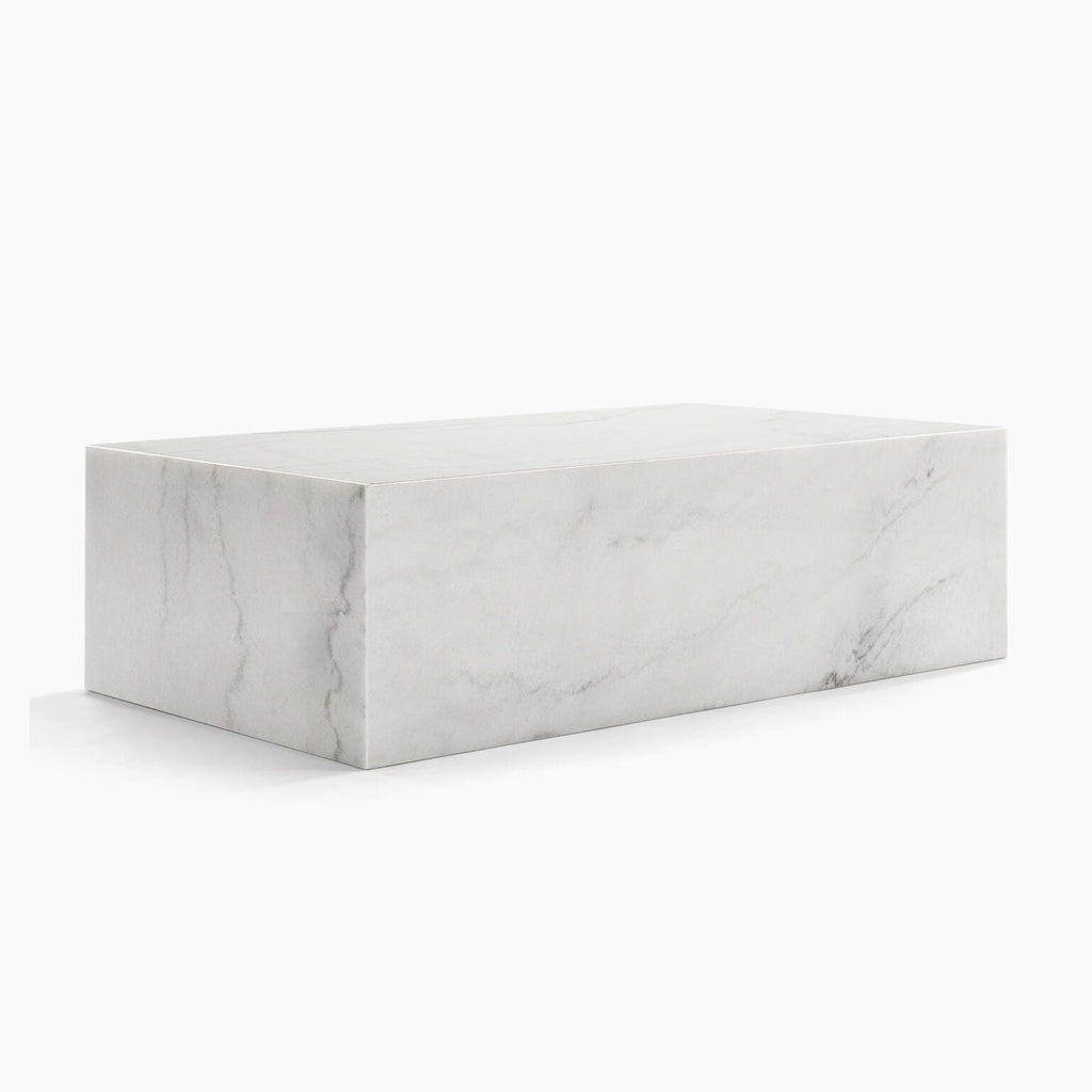 Plinth Marble Coffee Table
