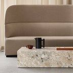 Plinth Marble Coffee Table