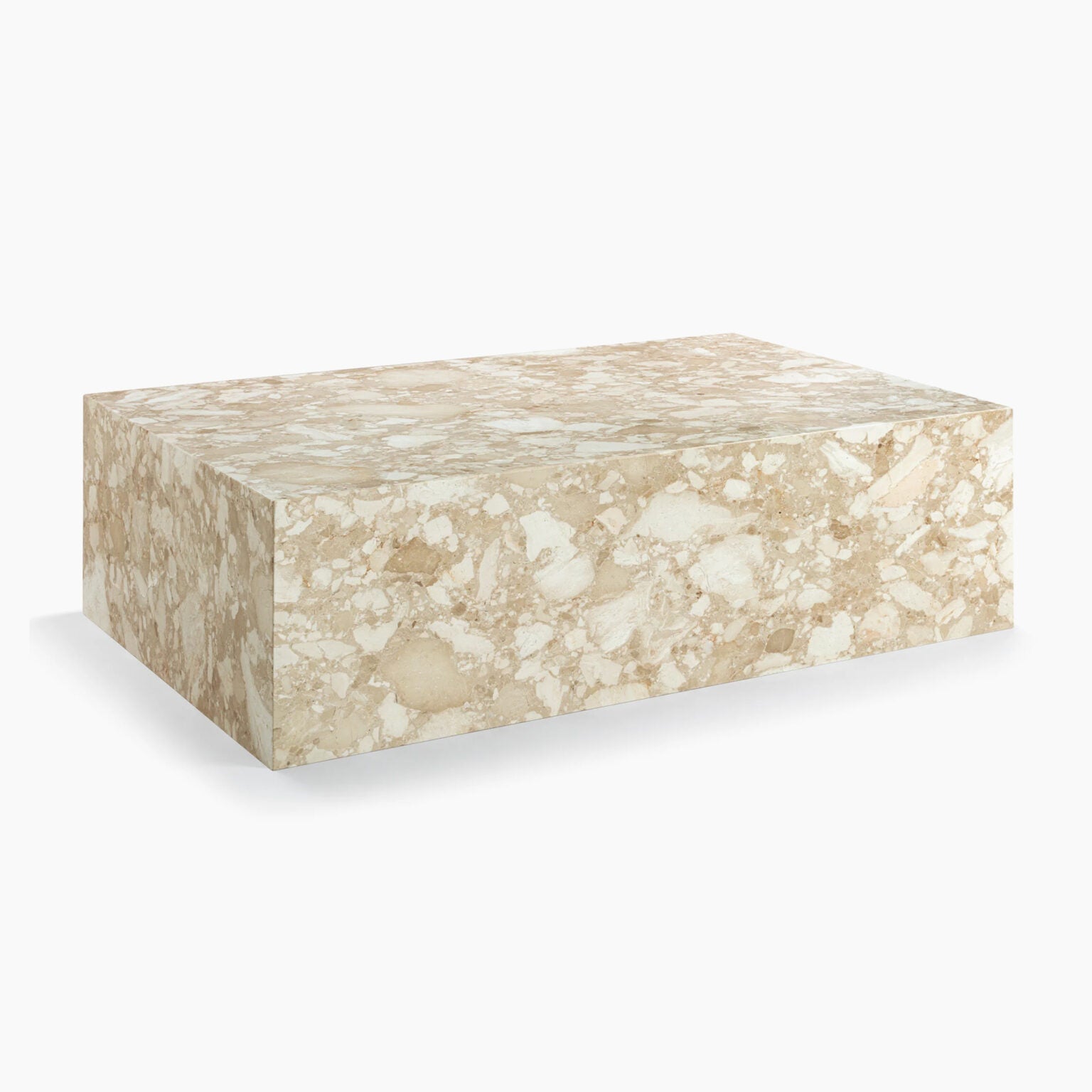 Plinth Marble Coffee Table