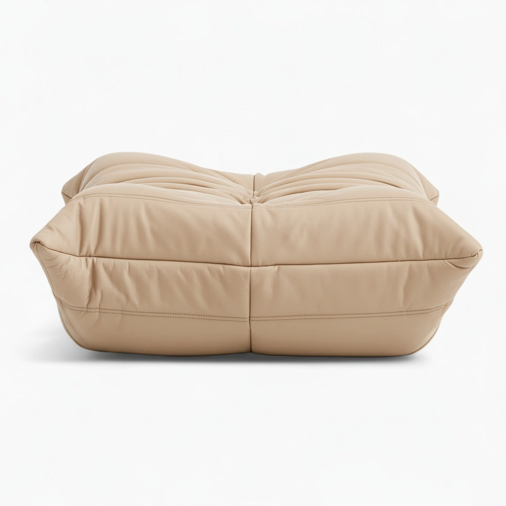 Fireside Ottoman Leather