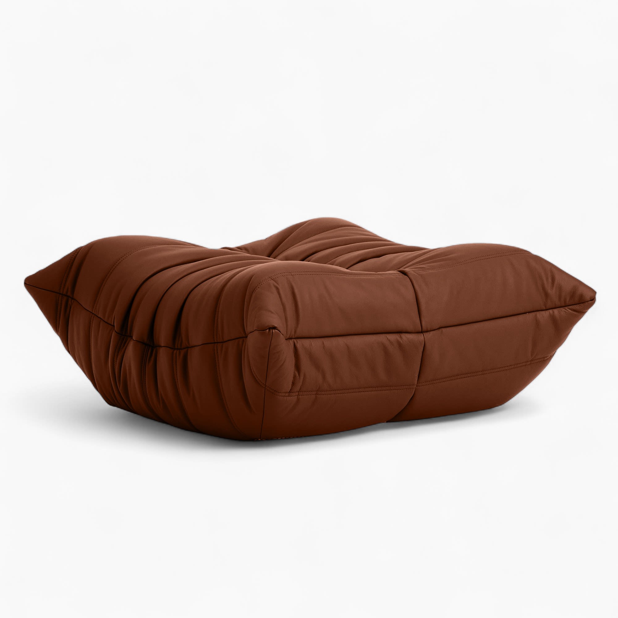 Fireside Ottoman Leather