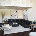 Fireside 3-Seat Sofa Cow Leather