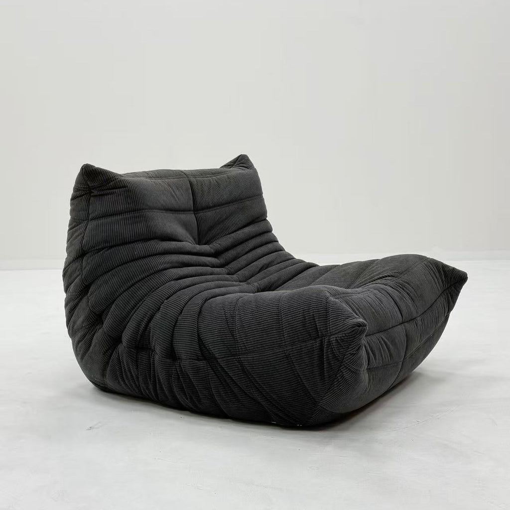 Modern Fireside Lounge Chair Corduroy
