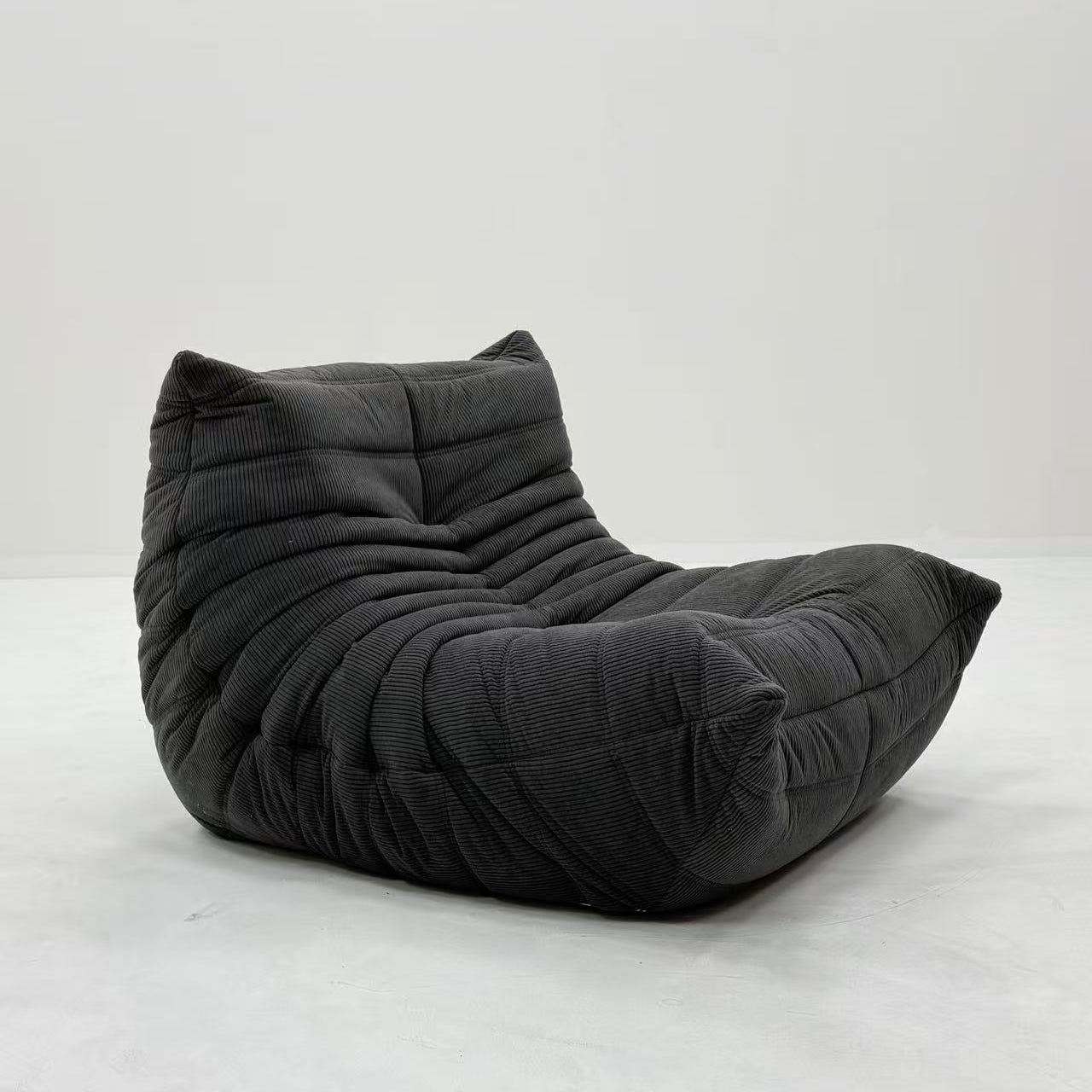 Modern Fireside Lounge Chair Corduroy