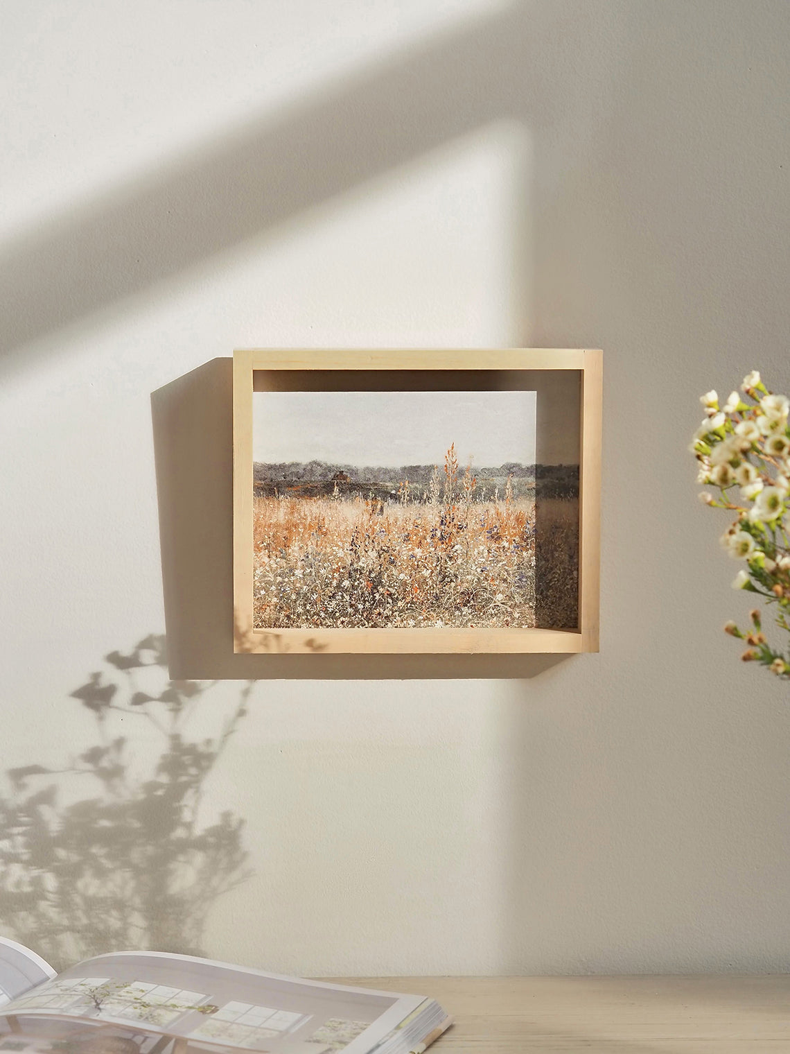 Wild flower Fields Framed Print 8.5'x7'