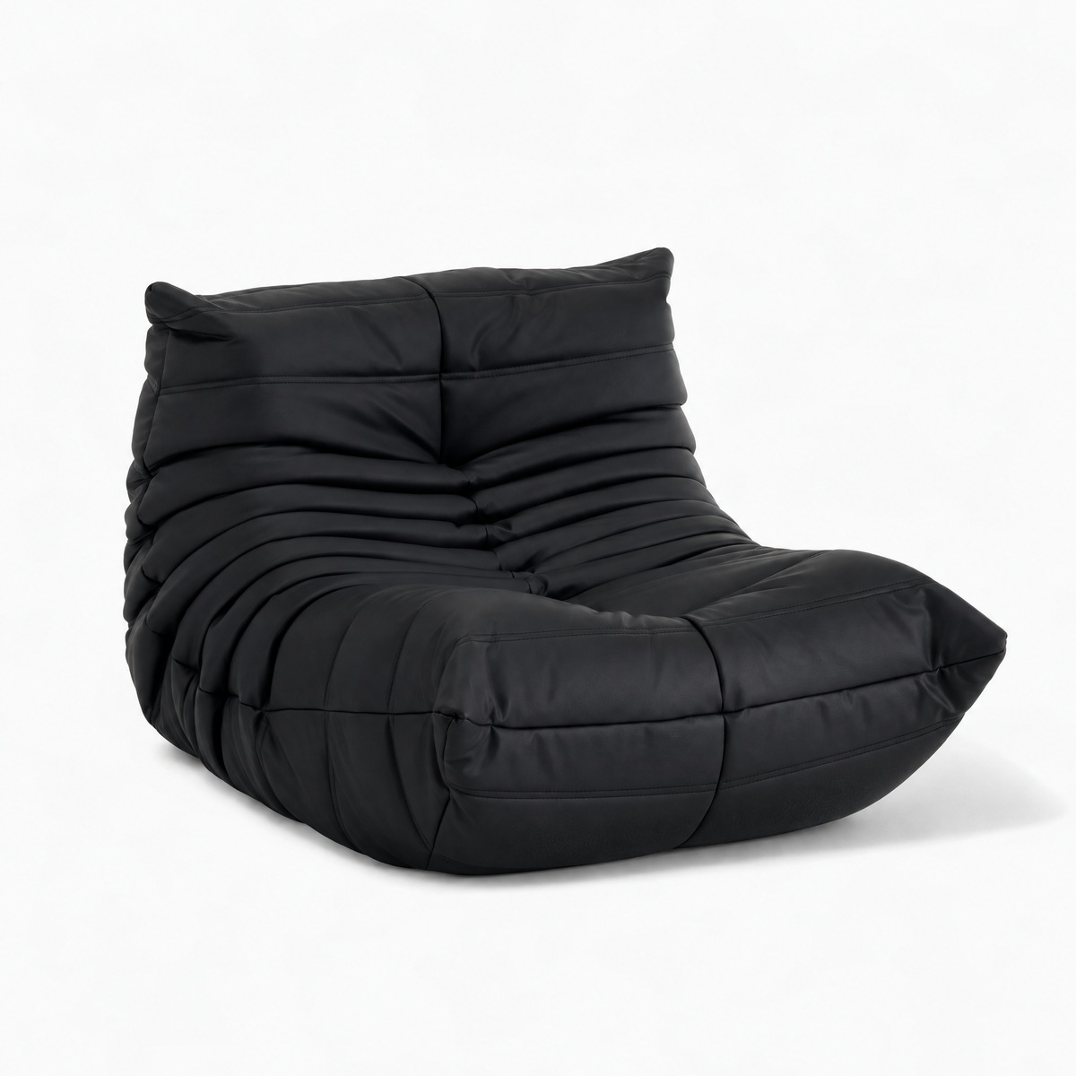 Modern Fireside Lounge Chair Leather