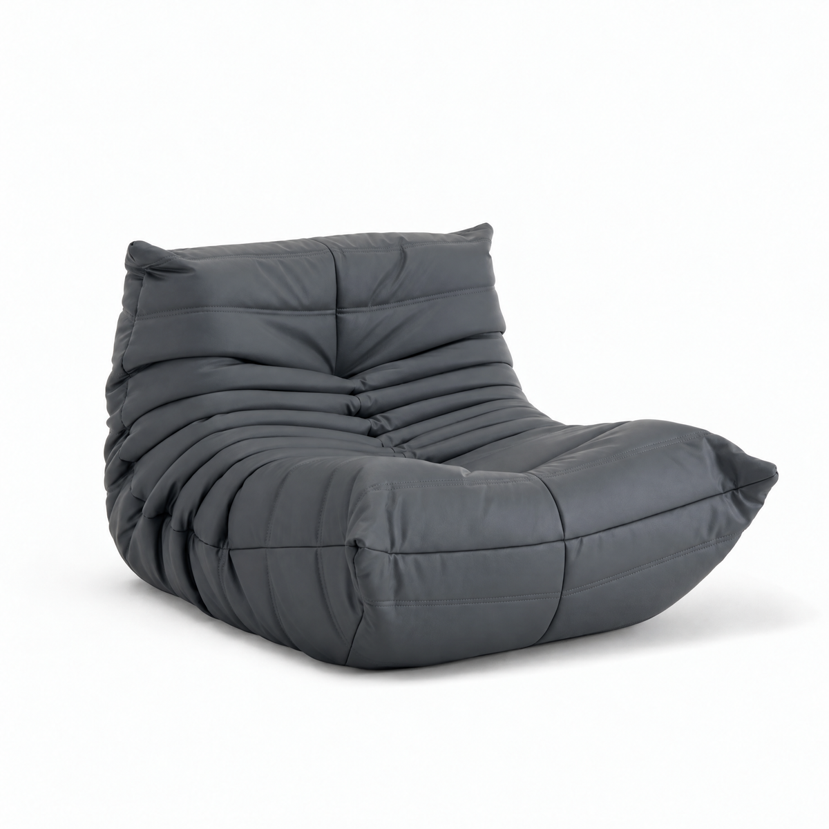 Modern Fireside Lounge Chair Leather