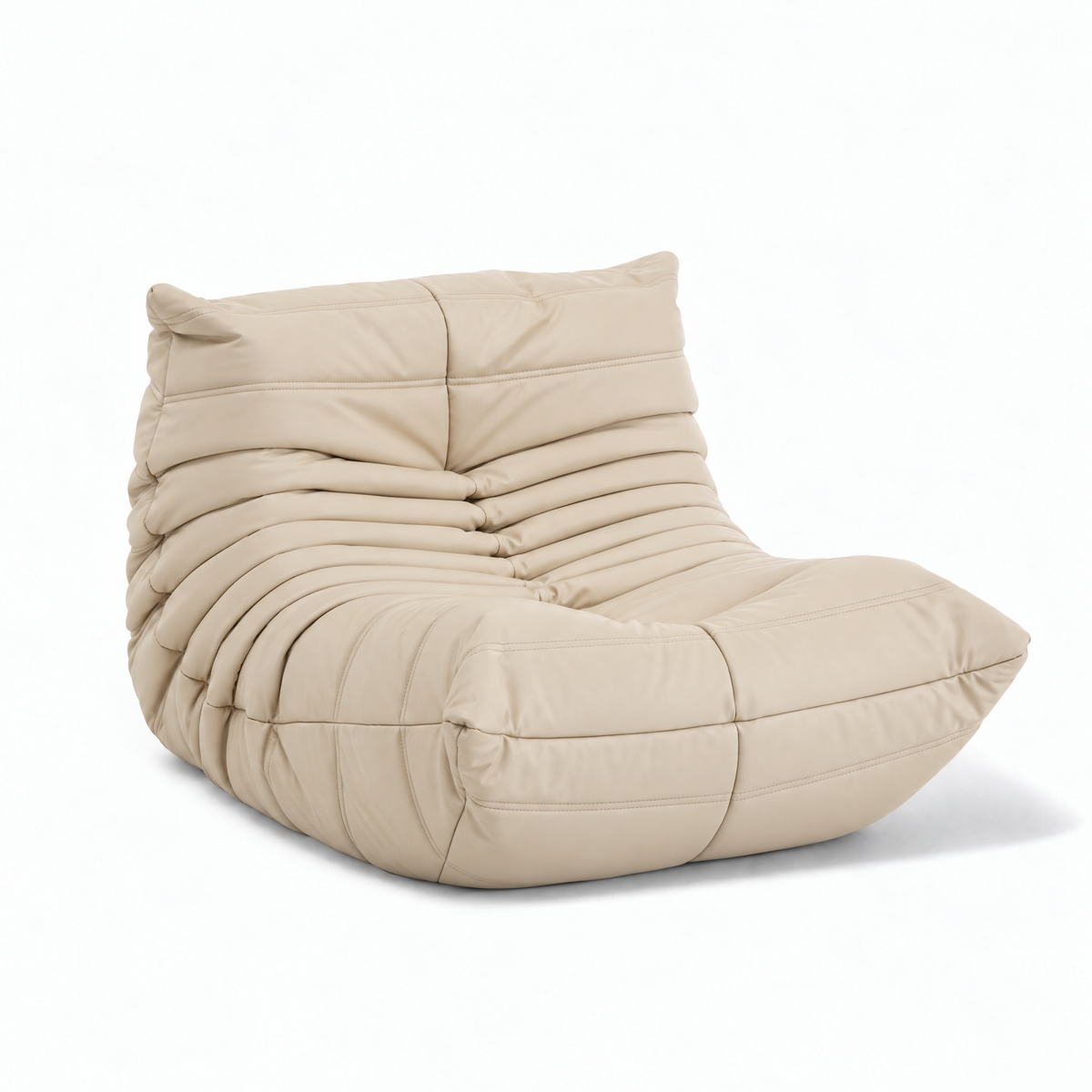 Modern Fireside Lounge Chair Leather