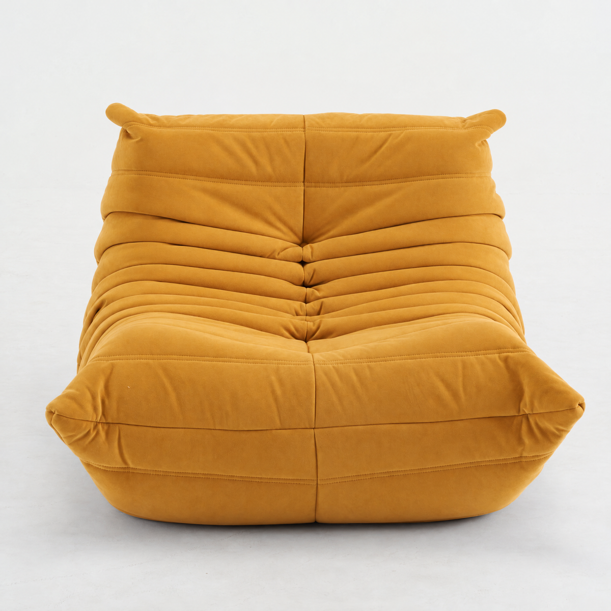 Modern Fireside Lounge Chair Suede