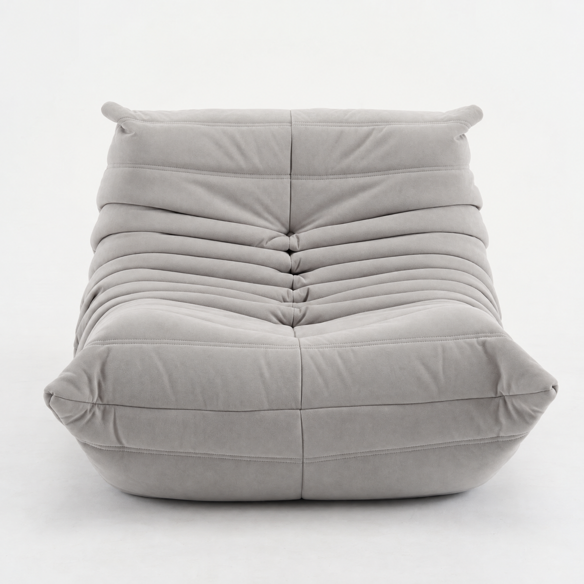 Modern Fireside Lounge Chair Suede