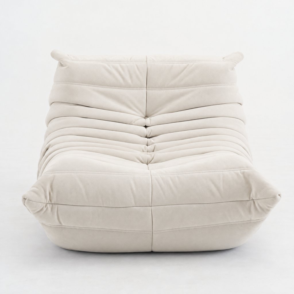 Modern Fireside Lounge Chair Suede