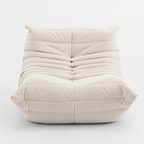 Modern Fireside Lounge Chair Suede